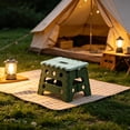 thumbnail image 4 of Taicans Folding Stool Portable Small Step Stool for Home Office Outdoor – Plastic Camping Stool Foldable 12.2"x9.8"x8.8",Space Saving Compact Seat for Travel Gardening Fishing,Max Load 300Lbs, 4 of 6