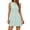 Green, variant on Women's Summer Button Down Mini Dress Round Neck Sleeveless Work Dresses Elegant Casual Tennis Dress Golf Athletic Dress