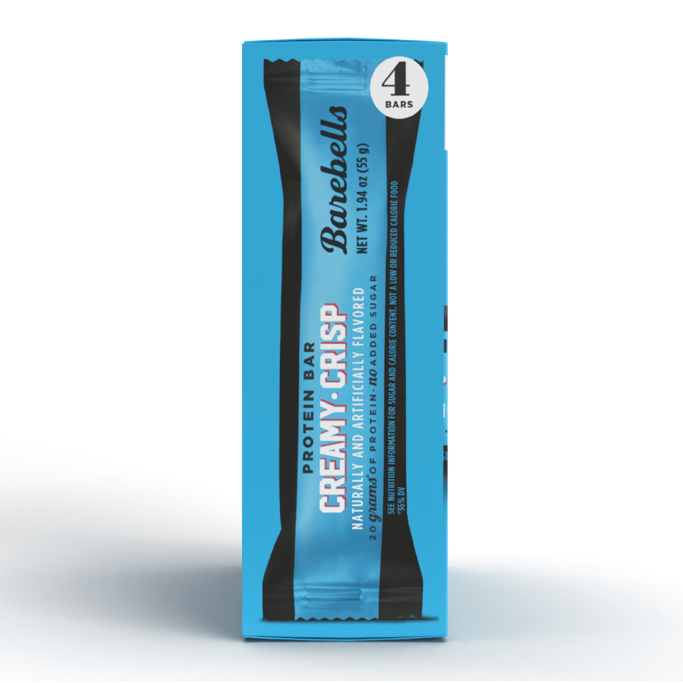 (3 pack) Barebells Protein Bars, Creamy Crisp, 20g High Protein, 1.9oz, 4 Count