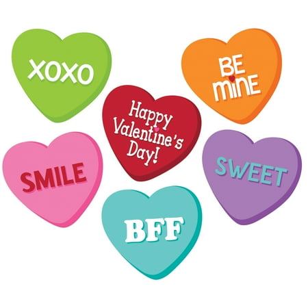 Candy Hearts Cutout Assortment