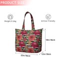 thumbnail image 4 of Pioneer Flower Floral Print Pattern Travel Tote Bags for Women Carry On,Large Weekender Bags for Women Travel,Multi Functional Duffle Bag for Work,Shopping,Sports, 4 of 5