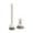 A, variant on TIELUTT Dish Scrubber with Handle Scrub Cleaner with Handle Scrub Brush Suction Jewelry with Kitchen Microwave Stand with Can Stainless Steel Spray Hard Water Stain Remover for Glass