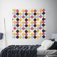 thumbnail image 6 of Balery Polka Dot Pattern Tapestry 60x51 Inches - Large Wall Hanging Tapestry for Bedroom, Living Room, Dorm Decor - Artistic and Aesthetic Room Decor, 6 of 9