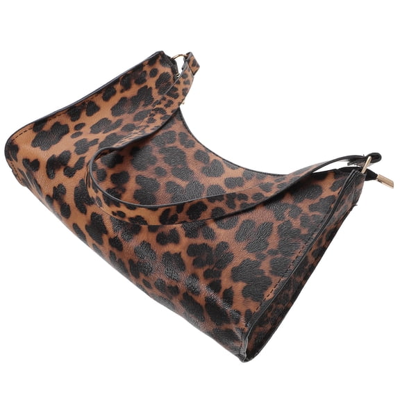 Phenofice PU Leopard Print Shoulder Bag Crossbody Handbag for Work, Travel, and Everyday Use
