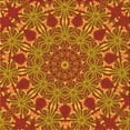 thumbnail image 1 of Ahgly Company Indoor Square Patterned Neon Red Area Rugs, 8' Square, 1 of 6