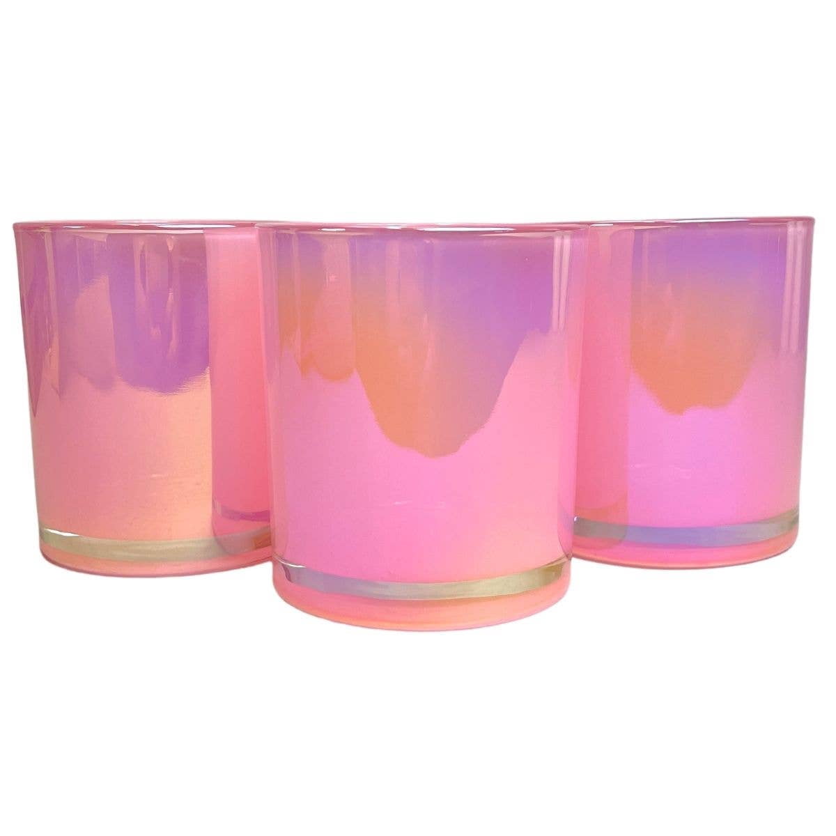 14 oz. Havana Iridescent Unicorn Empty Candle making Jar candle vessels for DIY candle-making projects (Box of 36) FREE SHIPPING