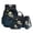 Bichon Frise Astronaut Star, variant on Xoenoiee Bichon Frise Astronaut Star Print 4 PCS Backpack Set for Girls Kids Large Capacity Student Schoolbags Bookbag Knapsack with Cooler Lunch Box Pencil Case Water Bottle Sleeve