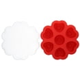 thumbnail image 4 of Moule à Glace en Silicone, Rouge Réutilisable en Forme de Cœur Moule Alimentaire pour Bébé Plateau Moule Alimentaire Véritable Excellence, 4 of 14