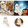thumbnail image 2 of Estatua de fantasma paseando a su perro fantasma XINYU decoraciones de Halloween para interiores, 2 of 8
