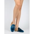 thumbnail image 6 of New Women Velvet Horsebit Fur Lined Loafer Mule - 18018 Cape Robbin Collection, 6 of 6