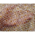 thumbnail image 4 of oneOone Silk Tabby Fabric Leaves & Floral Block Print Fabric By The Yard 42 Inch Wide, 4 of 4