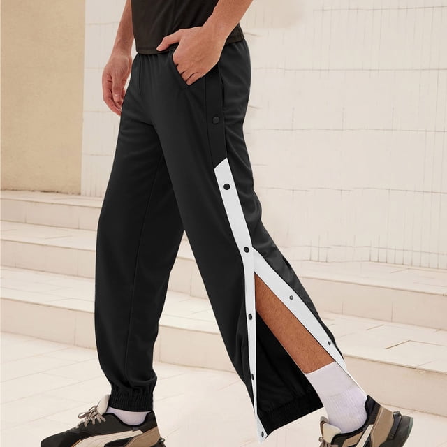 Pantalones largos para hombre, lisos, de primavera, a la moda, informales, con hebilla abierta, largos, para hombre
