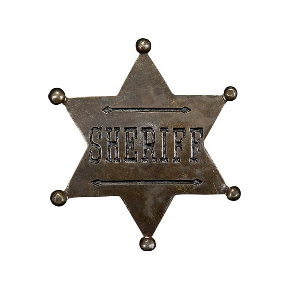 Elope Sheriff Star Badge Costume Accessory One Size