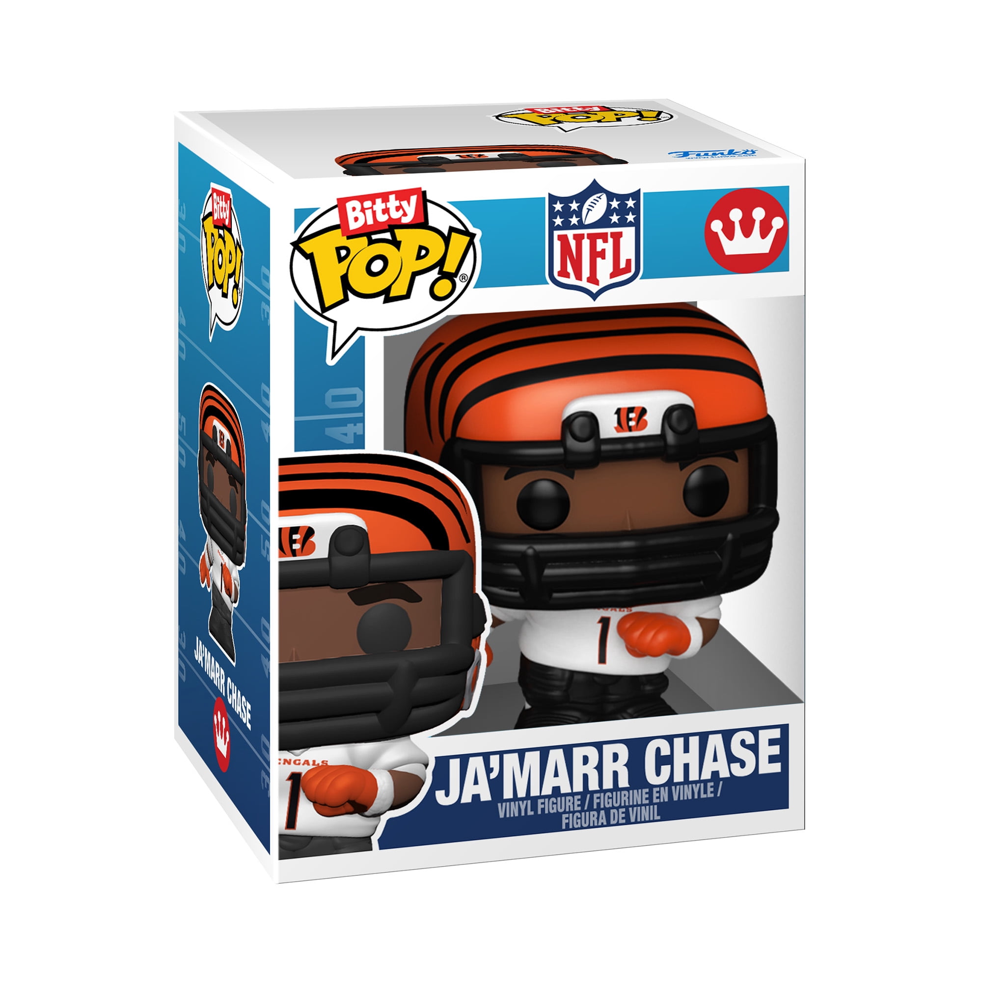 Funko Bitty POP Arena: NFL - Cincinnati Bengals with Ja'Marr Chase Collectible Vinyl Mini Figure