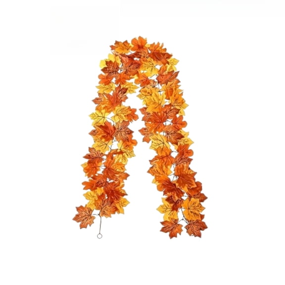 Kojanyu Thanksgiving Fall Simulation Maple Leaf Vines, Hanging Decoration for Halloween and Thanksgiving Wall Decor.