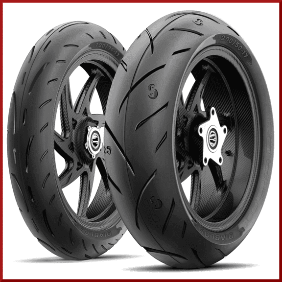 Roadmax Diablo 200/50-17 120/70-17 (75H) Motorcycle Tire SET (Front Rear)