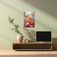 thumbnail image 3 of ZHONGYUTONG Butterfly Canvas Wall Art Colorful Butterfly Pictures Wall Decor Abstract Painting for Living Room Framed (12.00" x 18.00"), 3 of 5