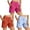 Sky Blue 1PCS & Hot Pink 1PCS & Orange 1PCS, variant on vigerkar 3 Pack Women's Athletic Running Shorts 5" Quick Dry Workout Hiking High Waisted Active Gym Exercise Zipper Pocket (Light Gray 1PCS & Dark Gray 1PCS & Light Pink 1PCS, XL)