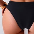 thumbnail image 7 of NOLDARES Women Low Rise Bikini Bottoms - Full Coverage Bathing Suit Bottoms Low Waist Swim Bottoms(Black,M), 7 of 7