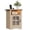 Natural, variant on Homall Nightstand Set of 2 with Charging Station & Adjustable LED Lights, End Table Bedside Table with Glass Door & Open Shelf for Bedroom Living Room, Natural