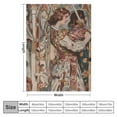 thumbnail image 4 of 3D Printed Pattern Flannel Blankets for Beds and Sofas Soft and Warm Throw Blanket for Adults All Season for Living Room Bedroom Famous Painting and with A Sword 71×79 inch, 4 of 6