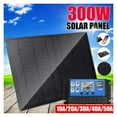 thumbnail image 2 of 300W Solar Panel Dual USB Protable Outdoor Waterproof Solar Cells Solar Power Battery Charger for Phone RV Car Camping ,Easy to Install, 2 of 7