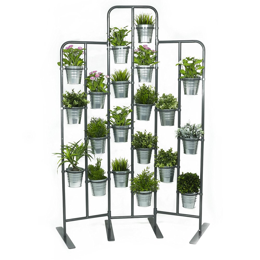 Tall Metal Plant Planter Stand 20 Tiers Display Plants Indoor or Outdoors on a Balcony Patio