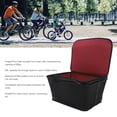 thumbnail image 3 of Rear Bike Basket, High Strength 20L Capacity Bike Rack Bag Rustproof  For Cycling, 3 of 8
