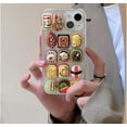 thumbnail image 6 of Phone Cases for iPhone 13 Pro Case Clear, 3D Kawaii Camera Lens Protector Cover Phone Cases Silicone Compatible with iPhone 13 Pro (Food Clear), 6 of 14