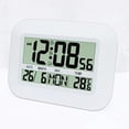 thumbnail image 4 of Reloj de pared digital LCD Sunnimix con Calendario y temperatura, 4 of 8