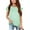 Light-green, variant on Summer Kids Casual Short Sleeved T-Shirt Simple Style Girls Children Tops