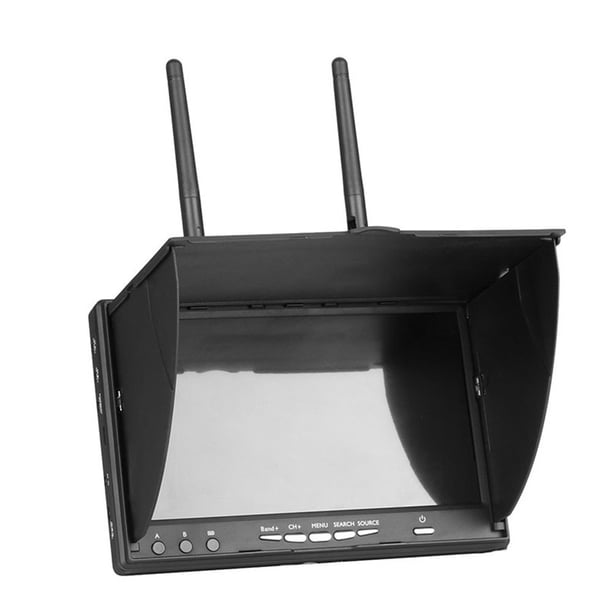Flysight Reloj FPV de 5.8 GHz con receptor de 48 canales, mini monitor de pantalla portátil con Raceband HD de 2 pulgadas, pantalla de video IME real para drones RC compatible
