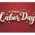 thumbnail image 3 of Decorative Stars Happy Labor Day Banner Red Background Holiday Decoration for Indoor Event Office Party, 3 of 7