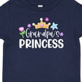 thumbnail image 4 of Inktastic Grandpa's Princess Crown and Flowers Girls Baby T-Shirt, 4 of 5
