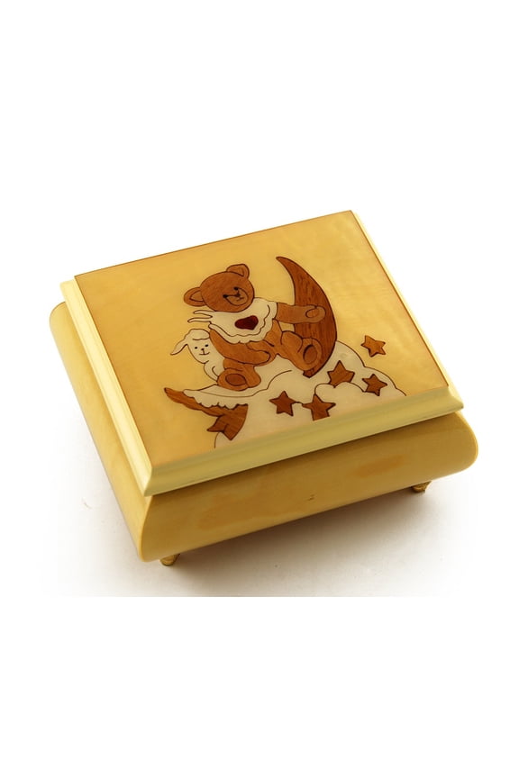 Delightful Thread Bears Moonlight Lullabear Sorrento Music Box - I Want To Hold Your Hand (The Beatles)