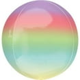 thumbnail image 3 of 16 inch Ombre Orbz - Pink & Blue Foil Mylar Balloon - Party Supplies Decorations, 3 of 6