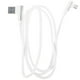 thumbnail image 5 of BRIGHTFUFU 1M cable USB de ángulo recto trenzado USB 2.4 A a 90 grados cable de datos Cable de cargador para teléfono universal Android (blanco), 5 of 8