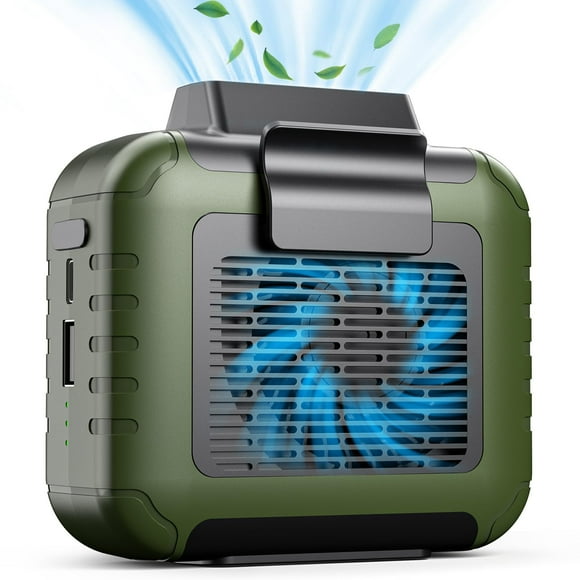 Ventilador de cintura portátil Yeedie con 23 horas de tiempo de trabajo, fuerte flujo de aire