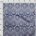 thumbnail image 2 of oneOone Georgette Viscose Fabric Big Motif Ikat Decor Fabric Printed BTY 42 Inch Wide, 2 of 4