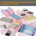 thumbnail image 5 of SpaceAid Drawer Organizer for Clothes, Dresser Drawer Organizer, 12 Pack, Pink, 5 of 6