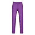 thumbnail image 5 of Lars Amadeus Men's Cropped Dress Pants Flat Front Ankle-Length Trousers, 5 of 6