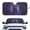 Black - Cat Boho Mandala Flower, variant on LedBack Cow Print Car Windshield Sunshade Foldable Reflective Sun Visor Ultraviolet-Proof & Heat Insulation Car Shades for Front Windows, Universal Fit, Easy to Install