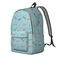 thumbnail image 2 of Game Controller Blue Pattern Backpack for School, Cute School Bag with Adjustable Shoulder Straps and Padded Back, 15.7"x11.8"x5.5", 2 of 5