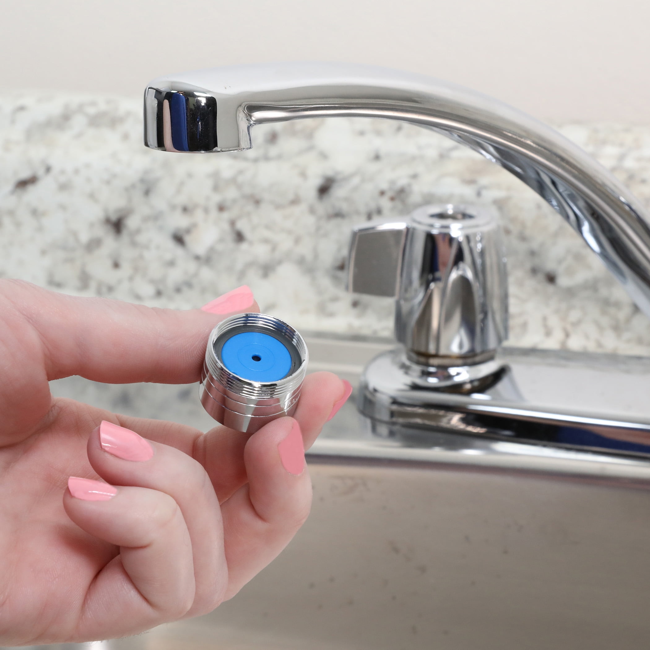 (3 pack) Danco 1.5 GPM Dual Thread Water-Saving Aerator in Chrome (10476)