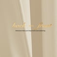 thumbnail image 6 of NICETOWN Beige Velvet Curtains 84 inches for Living Room, 2 Panels Thermal Insulated Noise Reducing Energy Efficiency Privacy Elegant Velvet Curtains Room Darkening Rod Pocket Drapes, 6 of 8