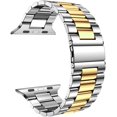 thumbnail image 6 of For Apple Watch Band 42/44/45mm or 38/40/41mm, Stainless Steel Strap For Applefor Apple Watch Series SE 7 6 5 4 3 2 1, 6 of 7