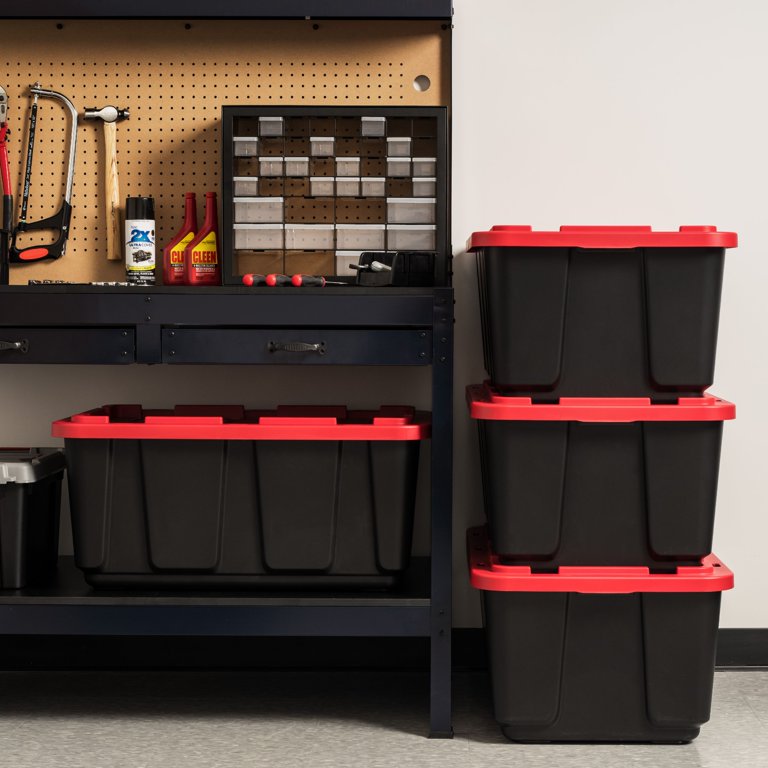 Hart 27 Gallon Heavy-Duty Plastic Storage Tote $10 at Walmart YMMV