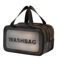thumbnail image 1 of TIELUTT Dry and Wet Separation Toiletry Bag Large Capacity Storage Bag Clothes Storage Vacuum Bags Small Cold Label Shampoo Cord Storage Bag Small Airtight Clothes Storage Bags Airtight Bags for Packi, 1 of 4