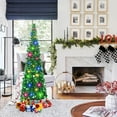 thumbnail image 2 of Fall Tree Home Decor Pop Up Tree with Lights & Timer & Modes Collapsible Tinsel Pencil Tree for Autumn Harvest Porch Thanksgiving Party Decorations Maple Leaves, 2 of 7