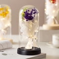 thumbnail image 2 of Hearth & Gear Flower Sky Full Of Valentine's Day Present LED Luminous Glass Cover Desktop Decoration Shatterproof Ornament Set Matrix Ornament Christmas Ornament Daughter Large Ornament Christmas, 2 of 3